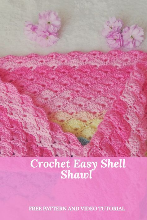 Shell Shawl Crochet Pattern, Crochet Winter Shawls And Wraps Free Patterns, Crochet Shell Stitch Triangle Shawl, Crochet Shell Shawl Pattern Free, Heart Shawl Crochet Pattern, Crochet Shell Stitch Shawl, Crochet Shell Shawl, Shell Stitch Shawl Crochet Pattern, Crochet Prayer Shawl Free Pattern Amazing Grace