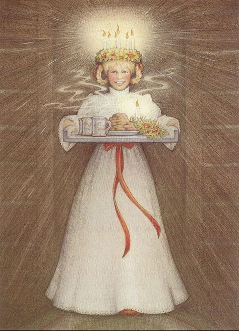 Sankta Lucia, Santa Lucia Day, Kirsten Larson, St Lucia Day, American Girl Books, Girl Heaven, Swedish Christmas, Girls Series, Santa Lucia