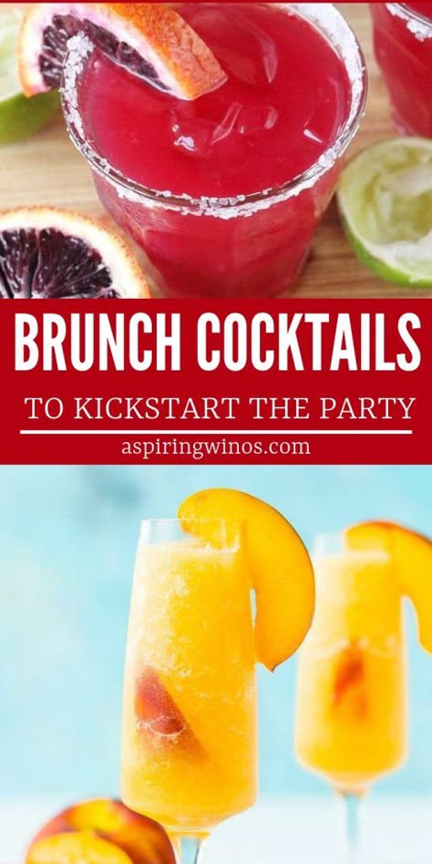 Passionfruit Paloma, Orange Mojito, Brunch Cocktail Recipes, Easy Alcoholic Drinks, Breakfast Cocktails, Brunch Drinks, Smoothies Healthy, Alcoholic Cocktails, Relaxing Weekend