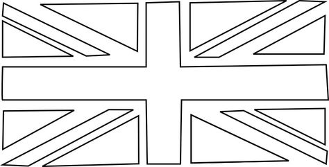 American Flag Coloring Page, Great Britain Flag, Bunting Template, Queens Jubilee, Flag Drawing, English Flag, Flag Printable, Flag Template, United Kingdom Flag