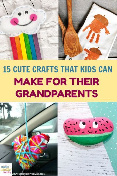 With Grandparents' Day coming up, I'm sharing some super cute crafts for kids that make perfect handmade gifts for the special day! They�re also perfect for other upcoming holidays, of course. Take a look! #DIY #crafts #kids #grandparents Crafts Infants, Christmas Kids Crafts Gifts, Grandparents Day Preschool, Grandparents Diy, Grandparents Day Activities, Kids Craft Gifts, Grandma Crafts, Grandparents Day Crafts, Grandparents Day Gifts