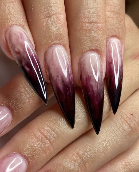 Nail Ideas Pink, Winter Nails Christmas, Vampy Nails, Nails January, Old Money Nails, Nails Valentines Day, January Nail, January Nail Designs, Vampire Nails