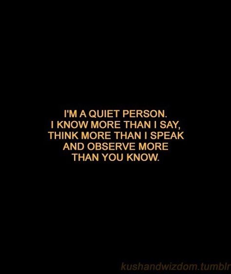 I Am A Quiet Person Quotes, I See And Hear Everything Quotes, I See More Than You Think Quotes, How To Be A More Quiet Person, Being A Quiet Person Quotes, I Am Quiet Quotes, I Know More Than I Say Quotes, How To Be Quiet Person, Keeping To Myself