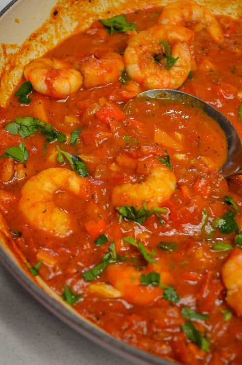 Shrimp Saganaki - Eleni Saltas Shrimp In Tomato Sauce, Shrimp Saganaki, Greek Cookbook, Food Fish, Juicy Shrimp, Stuffed Mini Peppers, Greek Dishes, Shrimp Dishes, Mediterranean Cuisine