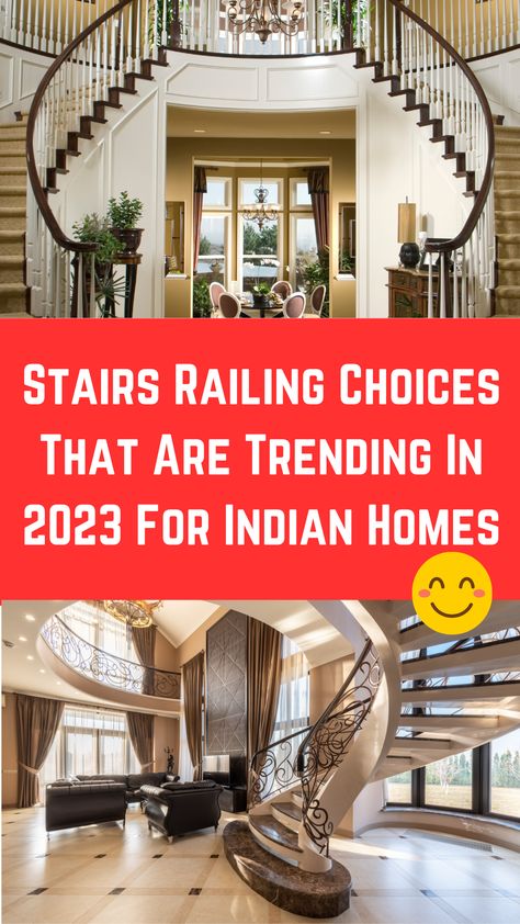 Stairs Railing Choices That Are Trending In 2023 For Indian Homes Staircase Glass Railing, Staircase Glass, Glass Staircase Railing, Trending In 2023, Stairs Railing, Solid Wall, Glass Staircase, Staircase Railings, The Staircase