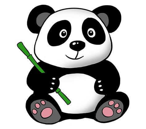 How to Draw a Cute Panda in a Few Easy Steps | Easy Drawing Guides Panda Drawing Easy, Panda For Kids, Cartoon Drawing Images, Panda Habitat, Cute Panda Drawing, Cute Panda Cartoon, Panda Drawing, Easy Cartoon Drawings, Bear Drawing