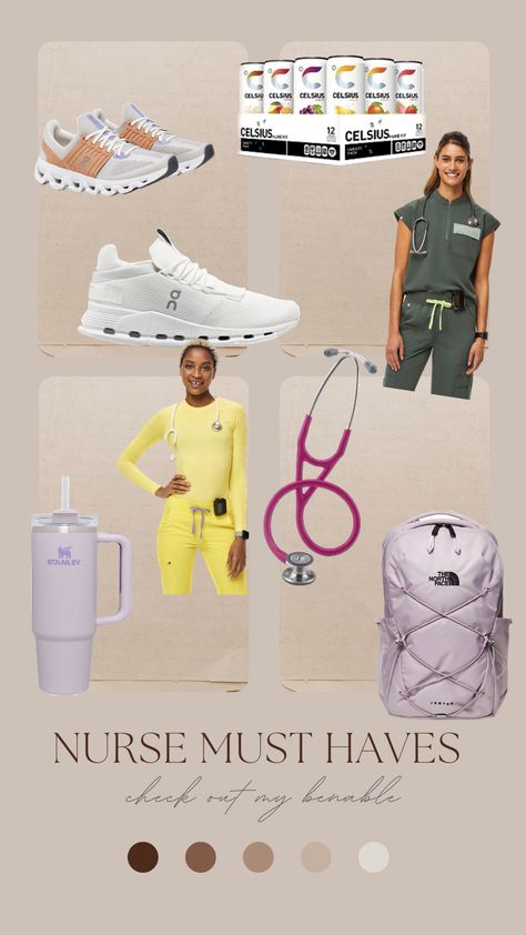 Upgrade your medical-surgical nursing essentials with the best in the industry! Discover a curated selection of top-notch brands like Hoka, On-Running, FIGS, Stanley, The North Face, Dagne Dover, and more. Elevate your comfort, style, and efficiency on the job. Explore our affiliate link and revolutionize your nursing experience today! Nurse Must Haves, Nurse Core, Spacious Backpacks, Energizing Snacks, Nursing Scrubs Outfits, Nursing School Prep, Med Surg Nurse, Nurse Barbie, Nurse Outfit Scrubs