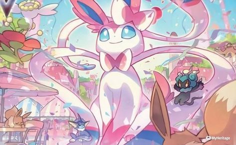 Eevee Sylveon, Pokemon Banner, Erich Von Stroheim, Pokemon Official, Pokemon Eeveelutions, Eevee Evolutions, Pokemon Eevee, Alternative Art, Pokemon Teams