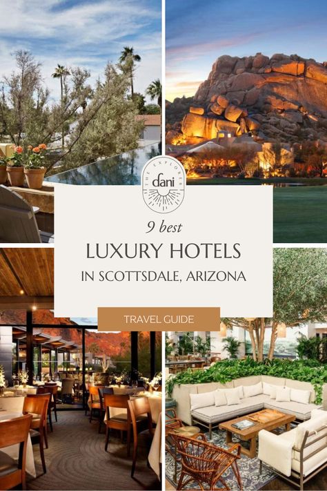 Arizona Couples Getaway, Best Places To Stay In Scottsdale Az, Scottsdale Arizona Aesthetic, Adero Scottsdale, Arizona Spa Resorts, Arizona Hotels, Old Town Scottsdale Arizona, Arizona Spa, Scottsdale Old Town