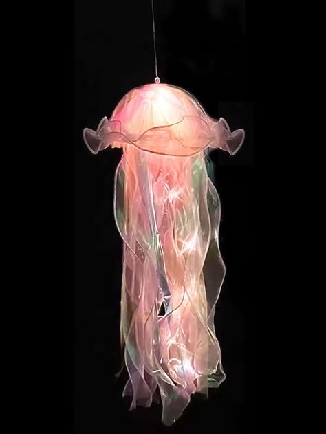 1pc Jellyfish Design Wall HangingI discovered amazing products on SHEIN.com, come check them out! Jellyfish Decorations, Pink Jellyfish, Jellyfish Design, Jelly Fish, I N, Seahorses, Pink Collar, Pink Collars, The Ceiling