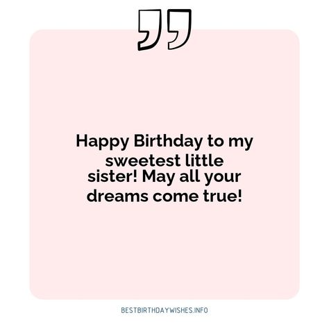 Birthdays are the perfect time to show your younger sister just how much you love them. And what better way to make them laugh than with some hilariou... | # #BirthdayWishes Check more at https://www.ehindijokes.com/funny-birthday-wishes-younger-sister/ Birthday Captions For Younger Sister, Choti Sister Birthday Wishes, Funny Birthday Captions For Sister, Younger Sister Birthday Quotes Funny, Birthday Wishes For Sister Unique Birthday Wishes For Sister, Birthday Lines For Sister, Little Sister Birthday Quotes, Happy Birthday Younger Sister, Little Sister Birthday Wishes