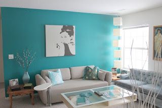 diseño de sala turquesa Turquoise Living Room Decor, Turquoise Room, Living Room Turquoise, Bedroom Turquoise, Perfect Living Room, Living Room Photos, Living Room Accessories, Room Paint Colors, Brown Living Room