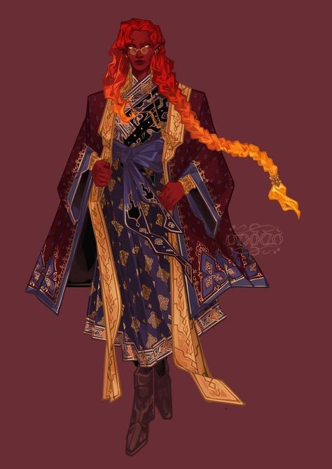 Fire Genasi, Dark Elves, Dungeons And Dragons Characters, Dnd Art, Vegan Dinner, Arte Fantasy, Fantasy Inspiration, Character Design References, Dnd Characters