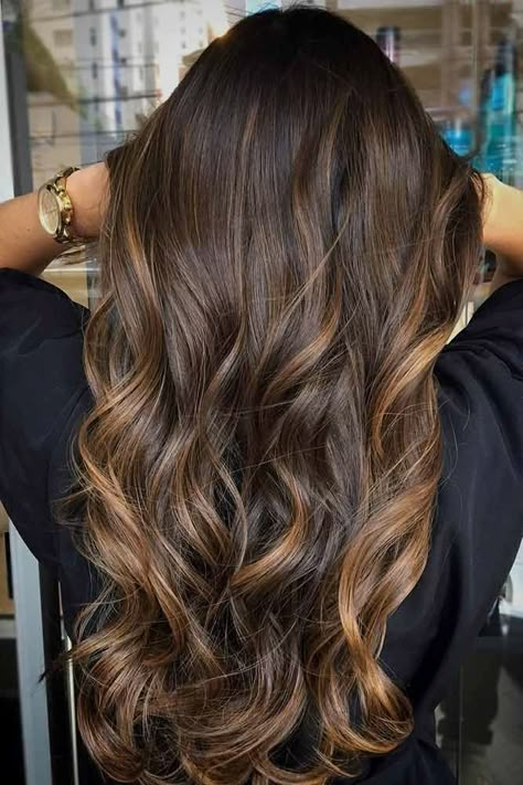 Hair Color Highlights Ideas, Brown Hair Color Highlights, Brown Hair Balayage Ideas, Hair Balayage Ideas, Hair Color Honey, Short Girl Hairstyles, Brown Hair Trends, Balayage Ideas, Brown Hair Shades