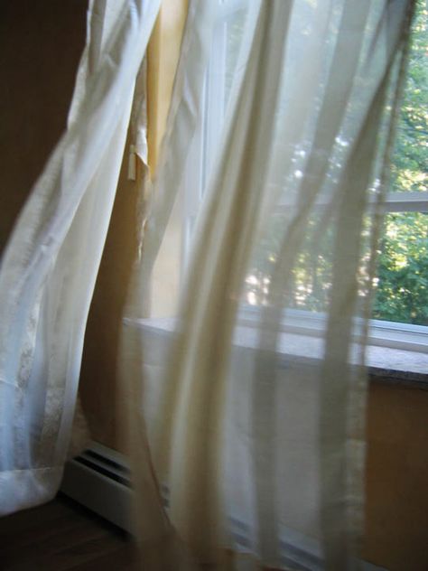 The Curtains, Simple Green, Picture Windows, White Curtains, Through The Window, Beat The Heat, Open Window, Summer Breeze, Stay Cool