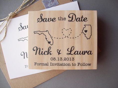 Save the Dates Long Distance Wedding, Save The Date Stamp, Diy Save The Dates, Marriage Advice Quotes, Wedding Cards Handmade, Save The Date Magnets, Save The Date Card, Hand Of Cards, Wedding Save The Date