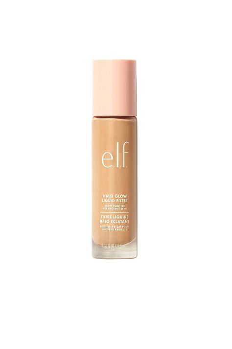 Achieve a flawless glow with the only filter you’ll ever need. This makeup-skincare hybrid works to enhance the overall look of your skin for a glowing, dewy complexion. #elffoundation #elf #elfhaloglow Elf Foundation, Halo Glow Liquid Filter, Preppy Makeup, Halo Glow, Makeup List, Sephora Skin Care, Glow Foundation, Elf Cosmetics, Elf Makeup