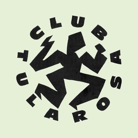 New logo ™ / ident for L.A based collective @clubtularosa 🌞💃🌚 | Instagram 3 Letter Logo, Professional Branding, Logo Minimalist, Logo Design Art, Textile Logo, Color Balance, Professional Logo Design, Badge Design, Logo Mark