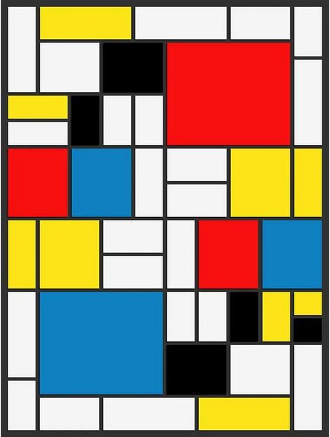 original mondrian painting - Google Search Mondrian Painting, Piet Mondrian Painting, Master Art, Piet Mondrian, Art Masters, Paintings Art Prints, Old Master, Painting Prints, Home Kitchen