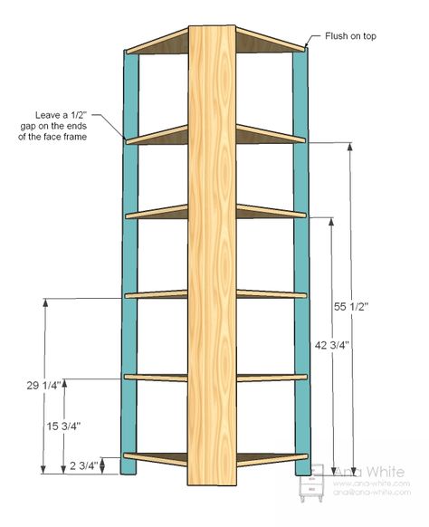 Kitchen Corner Cupboard, Diy Corner Shelf, Diy Cupboards, Corner Hutch, Corner Furniture, Corner Bookshelves, Corner Cupboard, Dining Room Hutch, Kitchen Corner