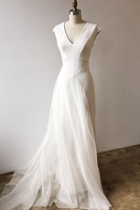 Carol Hannah Bridal Carol Hannah, White Wedding Dress, Wedding Dress Inspiration, Dream Wedding Dresses, Dream Dress, Dress White, The Words, Sheath Wedding Dress, Future Wedding