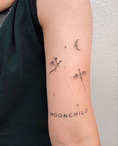 Star Dragon Tattoo, Dragon Constellation Tattoo, Mini Dragon Tattoo For Women, Zodiac Dragon Tattoo, Taylor Swift Dragon Tattoo, Draco Constellation Tattoo, Delicate Dragon Tattoo, Ttpd Tattoos, Psychology Tattoo Minimalist