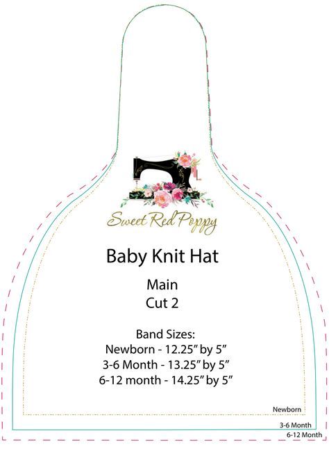 Baby Hat Sewing Pattern, Baby Headband Tutorial, Make Baby Headbands, Baby Knit Hat, Baby Knot Hat, Diy Baby Headbands, Hat Patterns To Sew, Baby Hat Patterns, Sew Ins