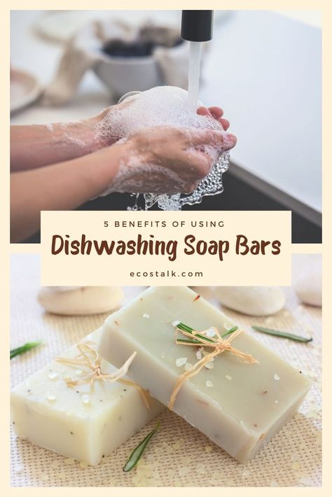 If dishwashing soap bars were good enough for our grandmothers, they can be for you too. Here is a simple guide on how to use soap bars and their benefits.   #greenliving #naturalliving #naturalhome #homesteading # green Homemade Dish Soap Bar, Diy Dish Soap Bar, Bar Dish Soap, Dish Soap Bar, Homemade Dish Soap, Olive Oil Soap, Dishwasher Soap, Best Soap, Diy Bar