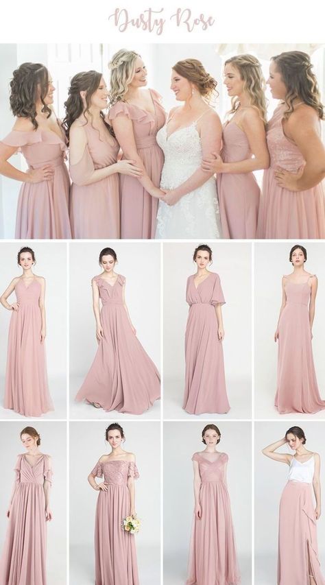 Tulle and Chantilly dusty rose bridesmaid dresses 2019#wedding #weddinginspiration #bridesmaids #bridesmaiddress #bridalparty #maidofhonor #weddingideas #weddingcolors #tulleandchantilly Dusty Pink Bridesmaid, Rose Bridesmaid, Dusty Pink Bridesmaid Dresses, Dresses Hijab, Dusty Rose Bridesmaid Dresses, Fall Bridesmaid Dresses, Rose Bridesmaid Dresses, Stunning Bridesmaid Dresses, Dresses Tulle