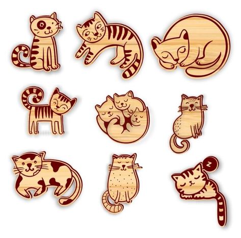 Cat E0019502 file cdr and dxf free vector download for laser cut – Download Vector Cookie Wall, Free Laser Cut Files, Fox Sitting, Cat Laser, Laser Cut Decor, Animal Templates, Cut Cat, Cut Animals, Laser Cut Wood Crafts