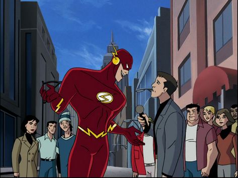 Justice League 2001 - first episode    #Flash #JusticeLeague #DCComics #DCUniverse Justice League 2001, Wally West Justice League Unlimited, Justice League Unlimited Flash, Wally West Justice League, The Flash Justice League, Dc Funny, Justice League Animated, Dc Animated, Superman X Batman