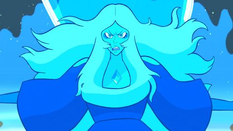 Steven Universe Screenshots, Bellow Diamond, Diamond Tumblr, Blue Diamond Steven Universe, Steven Universe Theories, Steven Universe Lapis, Anne Boonchuy, Disney App, Kaiju Art