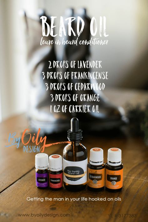 Beard Oil Essential Oils, Diy Beard Oil, Beard Oil Recipe, Autogenic Training, Essential Oil For Men, Diy Beard, Essential Oils For Face, Oils For Men, Diy Essentials