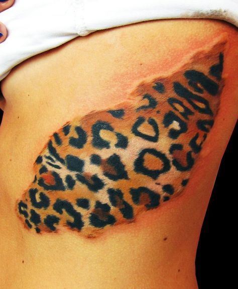 great idea by Matteo Pasqualin Watercolor Leopard Print Tattoo, Spot Tattoo, Watercolor Leopard Print, Neat Tattoos, Leopard Print Tattoos, Cheetah Tattoo, Tattoo Animal, Leopard Watercolor, Alpha Omega