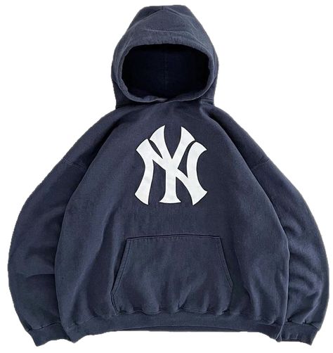 Outfits For Teenage Guys, Navy Blue Hoodie, Stylish Winter Outfits, Trendy Hoodies, Outfit Inspo Casual, Blue Hoodie, Dream Clothes, New York Yankees, Hoodie Jacket