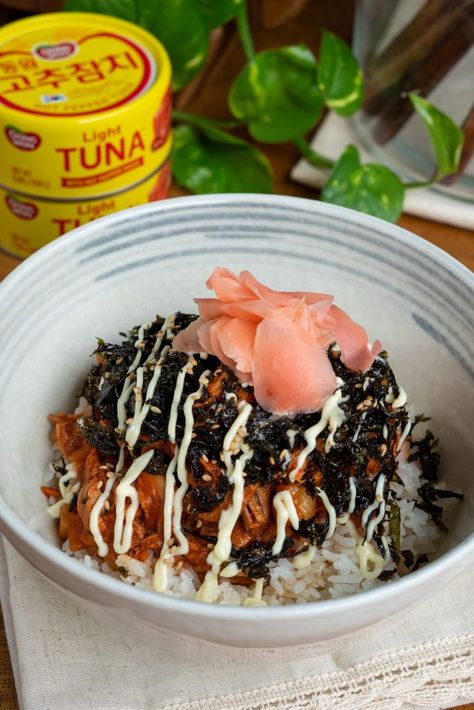 Korean Tuna Rice (Chamchi Mayo) - Korean Tuna Rice, Authentic Mexican Rice, Tuna Rice, Mexican Soup, Canned Tuna, Spicy Tuna, Spicy Beef, Seasoned Rice, No Cooking