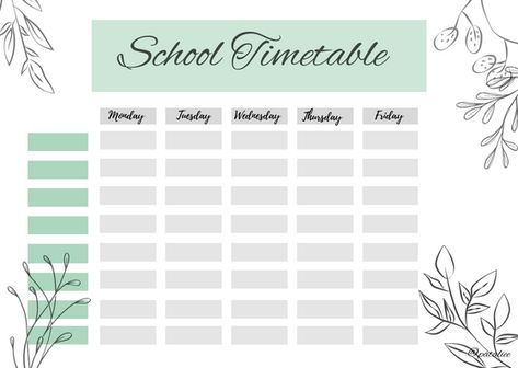 Cute Timetable Ideas For School, Exam Timetable Template Aesthetic Printable, School Calendar Aesthetic, Aesthetic School Timetable Template, How To Make School Timetable, Scedual Template School Aesthetic, Cute School Timetable Printable, School Timetable Wallpaper, Cute Timetable Template Aesthetic