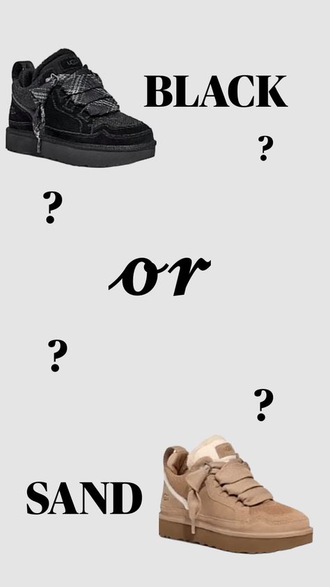 Black or Sand Lowmel Uggs? What will you choose??🌨️❄️ Black Uggs, Fall Fits, You Choose, Black