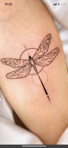 Tattoo Under Breast, Small Dragonfly Tattoo, Flying Tattoo, Dragonfly Tattoo Design, Boho Tattoos, Dragonfly Tattoo, Elegant Tattoos, Friend Tattoos, Mom Tattoos