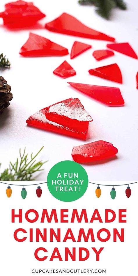 Christmas Hard Candy, Dessert Crafts, Hard Candy Recipe, Cinnamon Hard Candy, Easy Christmas Candy, Christmas Treats To Make, Hot Cocoa Mix Recipe, Christmas Candy Easy, Hard Candy Recipes