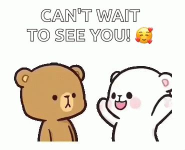 Milk And Mocha Cant Wait To See You GIF - MilkAndMocha CantWaitToSeeYou Excited - Discover & Share GIFs Mocha Milk, Milk And Mocha, Milk Mocha, Cute I Love You, Cute Hug, Hug Quotes, Love Cartoon Couple, I Love You Gif, Love You Gif