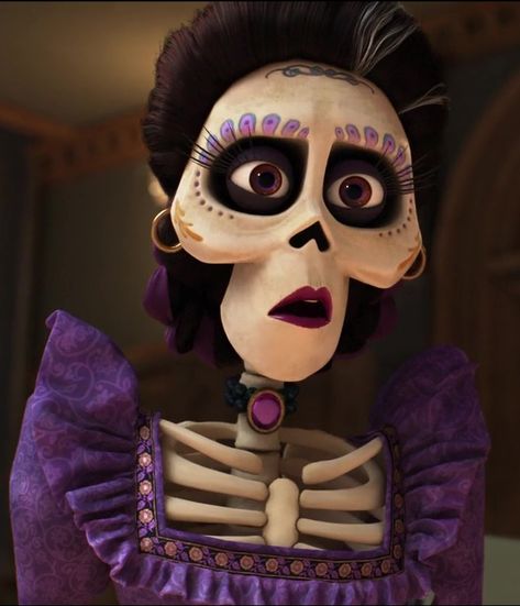 Imelda | Disney Wiki | FANDOM powered by Wikia Rivera Family, Pixar Films, Disney Wiki, Disney Images, Cartoon Movies, Feature Film, Aladdin, Face Painting, The Dead