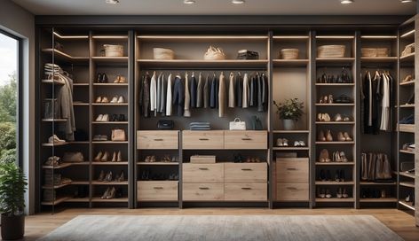 Build Your Dream Closet: Effortless DIY Systems for Professional-Level Organization Build In Closet, Large Walk In Closet, Diy Closet Storage, Closet Storage Systems, Tin House, Walk In Closet Design, Professional Help, Diy Closet, Closet System