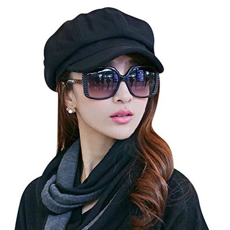 Newsboy Cap Women, Driving Hat, Womens Visor, Cabbie Hat, Afrikaanse Mode, Berets Cap, Trendy Hat, Wool Berets, News Boy Hat