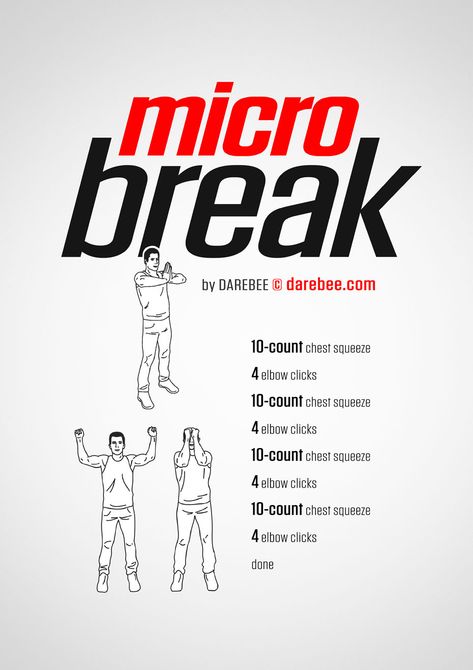 Micro Break Workout Lunch Break Workout, Office Workouts, Workout Book, Beginner Workouts, Men Exercises, Workout Routine For Men, Study Break, Tension Relief, Office Exercise