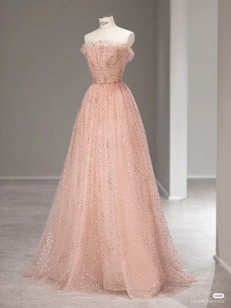 Gaun Dress, Fashion Dresses Formal, Elegant Prom Dresses, Prom Dress Inspiration, Korean Fashion Dress, Pretty Prom Dresses, Fairytale Dress, Pink Prom Dresses, Movie Star