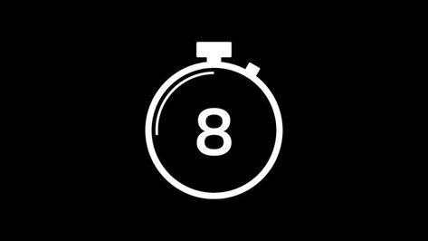 10 second countdown timer animation from 10 to 0 seconds. Modern white and black stopwatch countdown timer on black background and white background. Pro Video 10 Seconds Timer Video, Timer Animation, Timer Video, Countdown Timer, 10 Seconds, Black Background, Stock Footage, Black Backgrounds, Anime Wallpaper