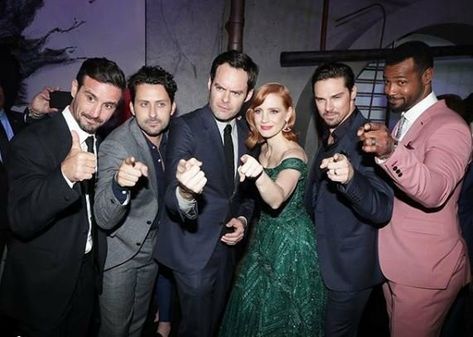 The #ItChapter2 cast at LA premiere #JayRyan It Chapter 2 Cast, Jay Bunyan, It Chapter 2, It Chapter Two, Premiere Red Carpet, Mena Suvari, Stephen King Movies, Its 2017, Bill Hader