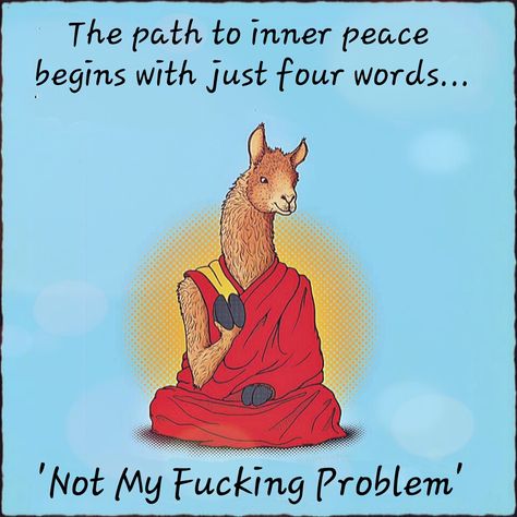 Llama Buddhism ☸️ Best Memes Ever, Intj Intp, Internet Memes, Peace Quotes, Fun Quotes Funny, Best Memes, Popular Memes, The Words, Inner Peace