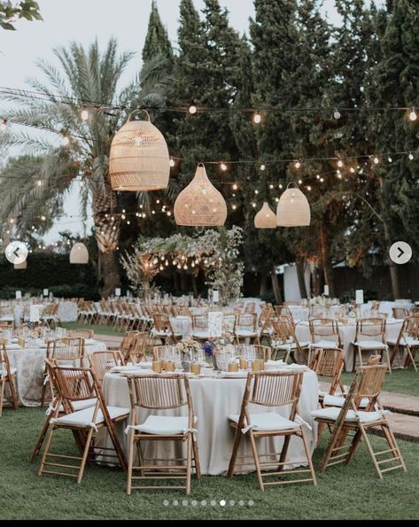 Love these chairs! Bohemian Venue, Wedding Reception Chairs, Rustic Beach Wedding, Dance Floor Wedding, Wedding Planning Decor, Boho Beach Wedding, Table Lighting, Boho Style Wedding, Villa Wedding